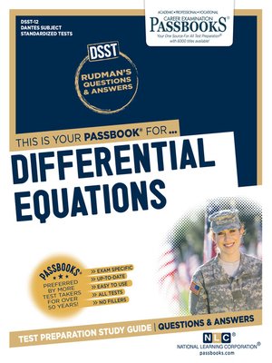 cover image of DIFFERENTIAL EQUATIONS
